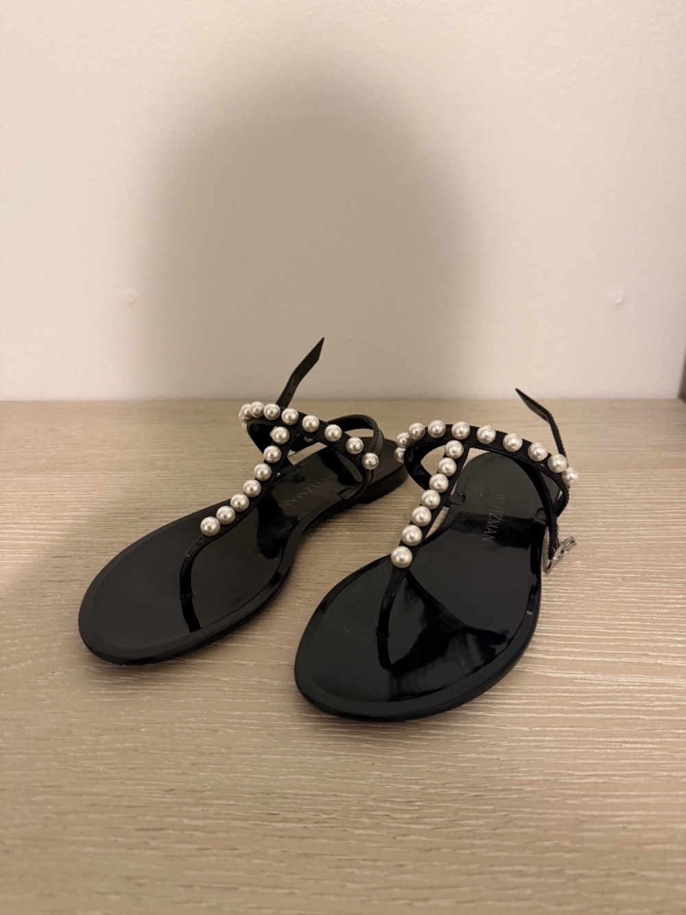 LIKE NEW - Stuart Weitzman Embellished Sandal
